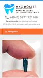 Mobile Screenshot of mkg-hoexter.de