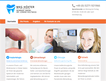 Tablet Screenshot of mkg-hoexter.de